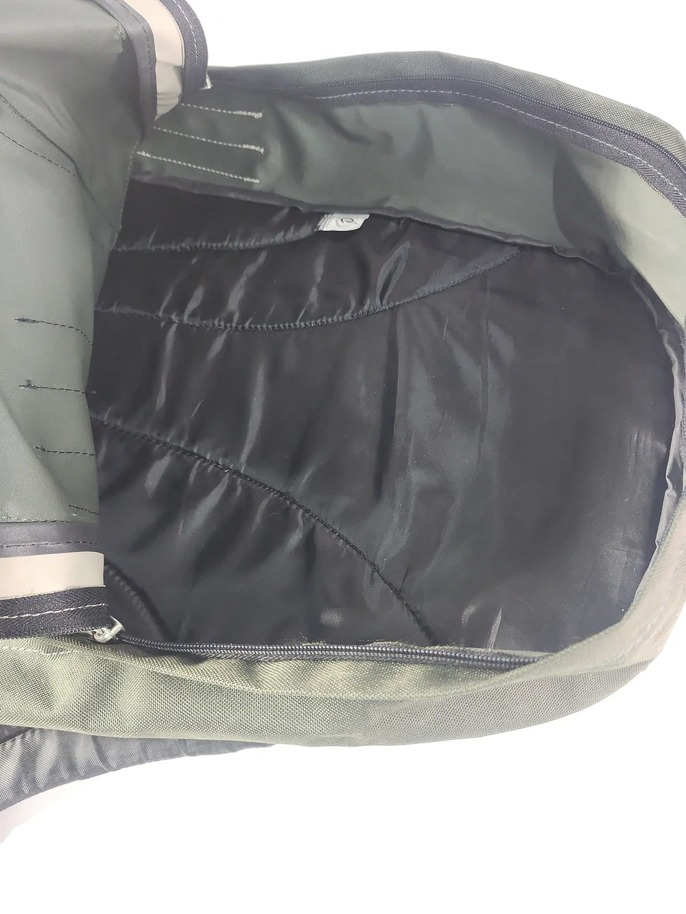 CompactTeam Olive and Tan Men's Mini Backpack with Accessory Pouch